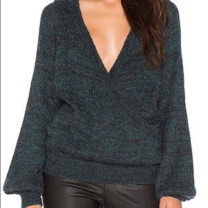 Free People wrap sweater
